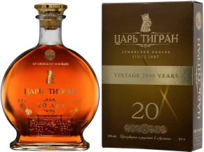 Коньяк Царь Тигран, 20 лет, 0.7 л (п/у)
