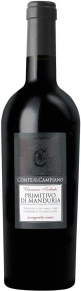 Вино Primitivo di Manduria, Conte di Campiano, DOC, 0.75 л