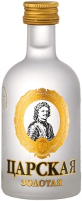 Водка Золотая, Царская, 0.05 л