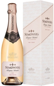 Игристое вино Kaapse Vonkel Brut Rose, Simonsig, 2022, 0.75 л (п/у)