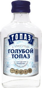 Ликер настойка горькая, Голубой топаз, 0.1 л