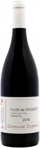 Вино Clos de Vougeot Grand Cru, Dubois & Fils, AOC, 2018, 0.75 л