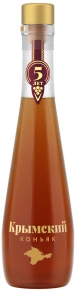 Коньяк Крымский, 5 лет, 0.25 л