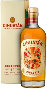 Ром Cinabrio, Cihuatan, 12 лет, 0.7 л (п/у)