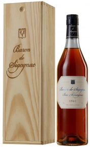 Арманьяк Baron de Sigognac, 1961, 0.7 л (п/у)