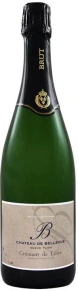 Игристое вино Brut Blanc, Cremant de Loire, Chateau de Bellevue, AOP, 0.75 л