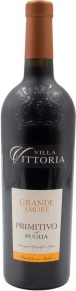 Вино Grande Amore Primitivo, Villa Vittoria, IGT, 0.75 л