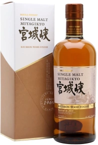 Виски Bourbon Wood Finish, Miyagikyo, 0.7 л (п/у)