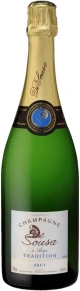 Шампанское Brut Tradition, De Sousa et Fils, AOC, 0.75 л