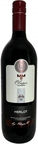 Вино MM Classic Merlot, Tikves, 1 л