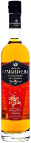 Коньяк Gamarjveba, 3 zvezdy, 3 года, 0.25 л