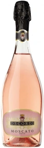 Игристое вино Moscato Rose, Decordi, 0.75 л