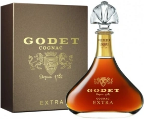 Коньяк Godet, Extra, 45 лет, 0.7 л (п/у)