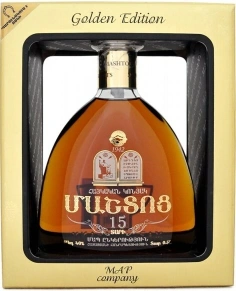 Коньяк Маштоц, 15 лет, 0.7 л (п/у)