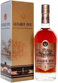 Коньяк Большой Приз, KV, 6 лет, 0.5 л (п/у)