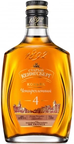 Коньяк Старый Кенигсберг, 4 zvezdy, 4 года, 0.25 л