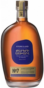 Коньяк Страна Камней, 7 лет, 0.2 л