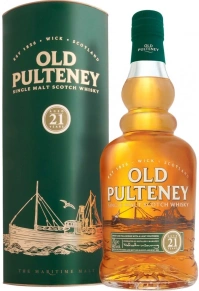 Виски Old Pulteney, 21 год, 0.7 л (п/у)
