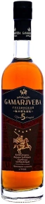 Коньяк Gamarjveba, 5 лет, 0.25 л