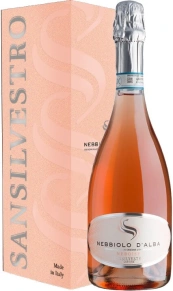 Игристое вино Neboise Nebbiolo d'Alba Brut, San Silvestro, DOC, 0.75 л (п/у)