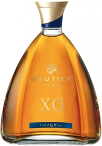 Коньяк Gold & Blue, Gautier, XO, 25 лет, 0.7 л
