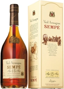 Арманьяк Sempe, Вьей Арманьяк, 15 лет, 0.7 л (п/у)