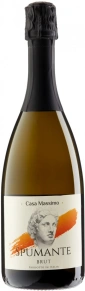Игристое вино Spumante Brut, Casa Massimo, 0.75 л