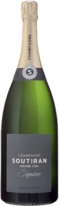 Шампанское Signature Grand Cru Brut, Soutiran, AOC, 1.5 л