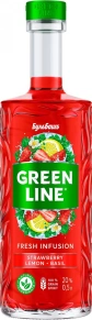 Ликер Клубника-Лимон-Базилик, Бульбашъ Гринлайн, 0.5 л