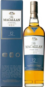 Виски Fine Oak, Macallan, 12 лет, 0.7 л (п/у)