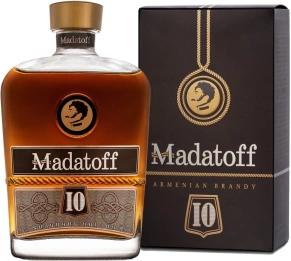 Коньяк Madatoff, 10 лет, 0.5 л (п/у)