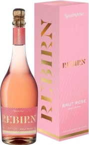 Игристое вино Rose Brut, Rebirn, 2023, 0.75 л (п/у)