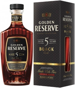 Коньяк Black Cask, Golden Reserve, 5 лет, 0.5 л (п/у)