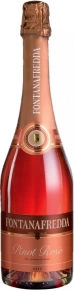 Игристое вино Pinot Rose Brut, Fontanafredda, 0.75 л