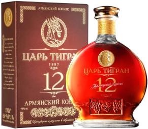 Коньяк Царь Тигран, Царь Тигран, KS, 12 лет, 0.5 л (п/у)