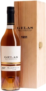 Арманьяк Bas Armagnac, Gelas, Vintage, 1931, 0.7 л (п/у)