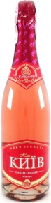 Игристое вино Розовое полусладкое, Наш Киев, 0.75 л