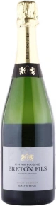 Шампанское Brut de Brut Extra Brut, Champagne Breton Fils, AOC, 0.75 л