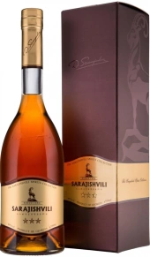Коньяк Sarajishvili, 3 stars, 3 года, 0.7 л (п/у)
