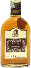 Коньяк Российский, КВС, 5 zvezd, 5 лет, 0.25 л